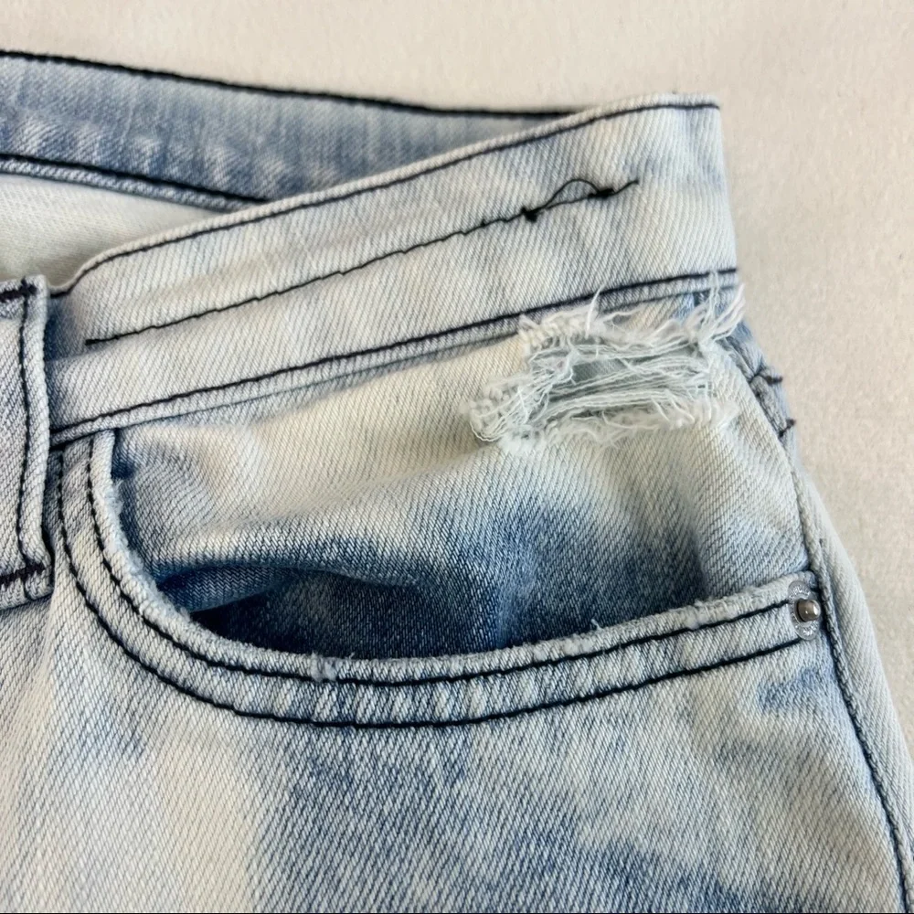 Current/Elliot The Ankle Skinny Cheville City Bleach Destroy Jeans Size 26 - Picture 13 of 16